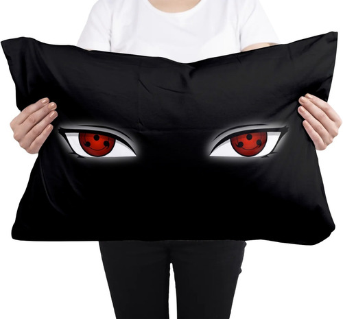 Cojin Almohada Itachi Ojos Sharingan Diseño Unico Anime Arte