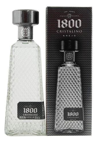 Paquete De 3 Tequila 1800 Añejo Cristalino 1.75 L