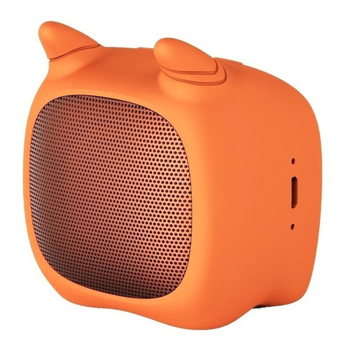 Parlante Noblex Adorable PSB02 portátil con bluetooth  naranja