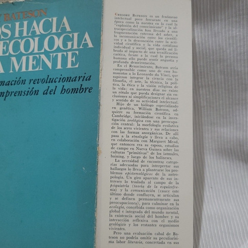 Imagen 7 de 9 de Pasos Hacia Una Ecologia De La Mente Gregory Batteson Lohle