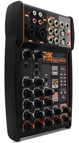 Imagem 1 de 4 de Mesa De Som Automotivo Expert Mx-2 12v Stereo P10 Aux Mx2