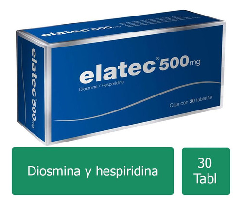 Elatec 500 Mg Caja Con 30 Tabletas