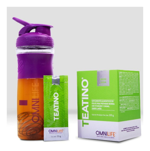 Teatino, Té Negro En Polvo Limón Omnilife 200g