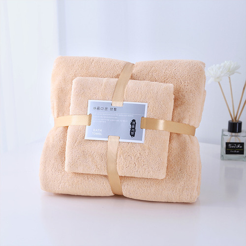 Toalla + Toalla De Baño De Felpa Ultra Suave Y Absorbente