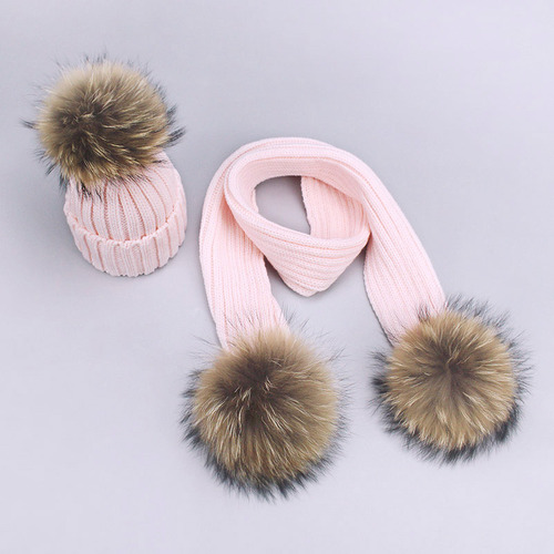 Gorro De Punto Para Padres E Hijos Maocwee, Poliéster, Gorro