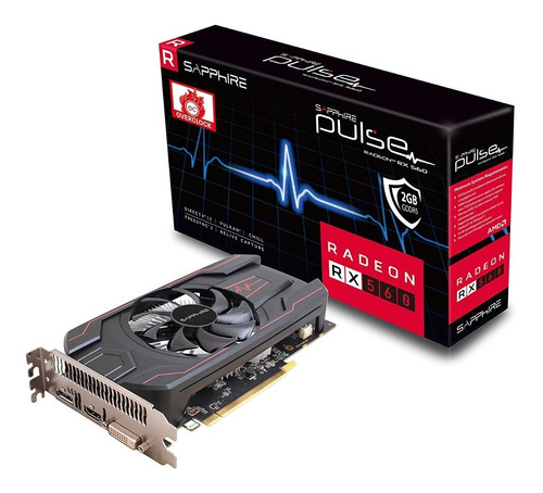 Imagen 1 de 5 de Sapphire Radeon Pulse Rx 560 2gb Oc