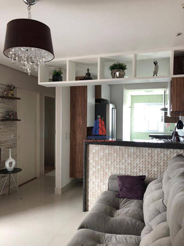 Imagem 4 de 27 de Apartamento Com 2 Dormitórios À Venda, 54 M² Por R$ 265.000 - Edifício Tatiana - Vila Dainese - Americana/sp - Ap1440