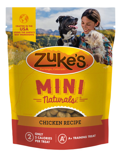 Zuke's Mini Naturals - Golosinas Para Perros De Entrenamient