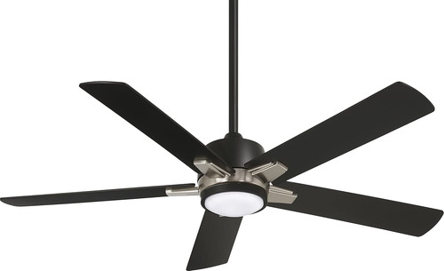 Minka-aire F619l-cl / Bn Stout 54 Ventilador De Techo Con L