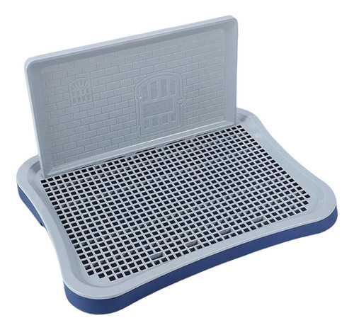 Mictório Higiênico Lavável Para Cães Com Coluna Azul
