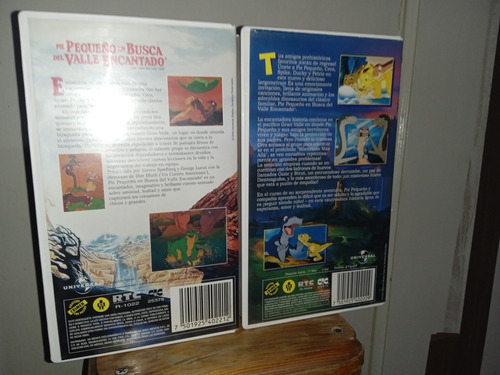 Trilogía Vhs Pelicula Pie Pequeño Box Set En Español Latino (Usado)