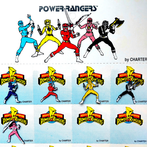 Pin Power Renger X5 Vintage Coleccion Metal