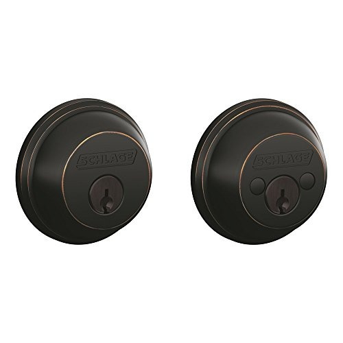 Schlage B62n716 Cerrojo, Afinado 2 Lados, Bronce Envejecido.