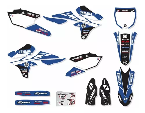 Adesivo Gráfico Moto Trilha Motocross Yamaha Yz 250 450