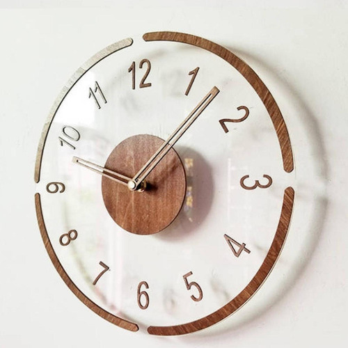 Reloj Colgante De Pared Fácil De Leer, 12 Números