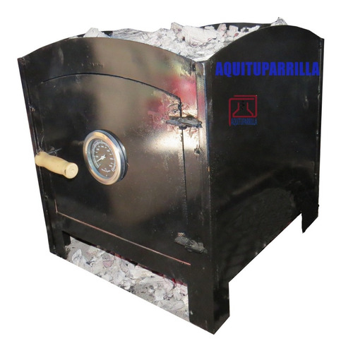 Imagen 4 de 4 de Horno Chapa Reforzada A Carbon O Leña 3 Niveles De Coccion