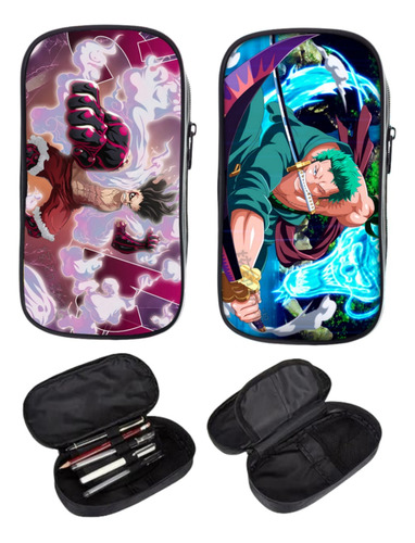 Estuche One Piece Luffy Sauron De Gran Capacidad 2 Piezas