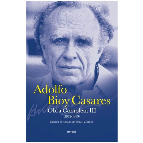 Libro Obra Completa.iii, De Casares Adolfo Bioy