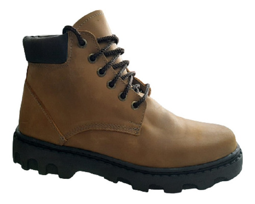 Bota Borcego Hombre Cuero Flor Free Comfort B 5972