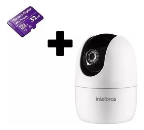 Câmera Inteligente Im4 C + Microsd 32gb Branca Intelbras