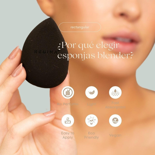 Imagen 5 de 7 de Esponja De Maquillaje Blender Regina Crueltyfree