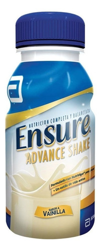 Suplemento en líquido Ensure  Advance omega 3 sabor vainilla en botella de 3.3L pack x 15 u