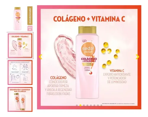 SEDAL ACONDICIONADOR COLAGENO (GRANDE) 650 ML