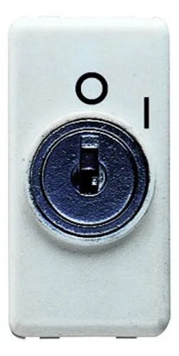 comprar Módulo Interruptor Bipolar Con Llave Blanco