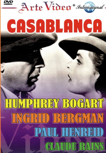 Casablanca - Humphrey Bogart, Ingrid Bergman, Claude Rains