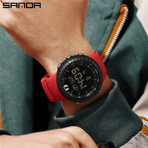 Reloj Electrónico Sanda 6184 Para Deportes De Ocio Para Homb
