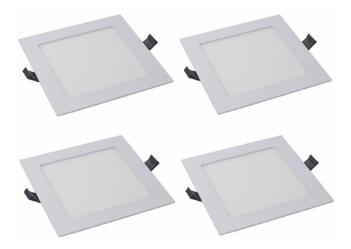 Panel Led Embutir Bellalux By Ledvance 24w Cuadrado Frío X4