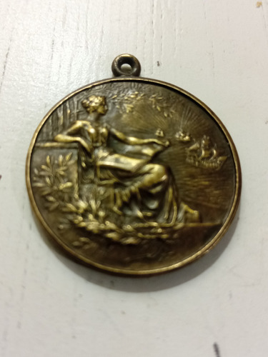 Vieja Medalla Conmemorativa Ciudad De San Nicolás 1919