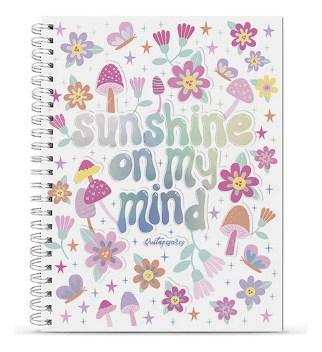 Cuaderno Tapa Dura A4 Quitapesares Espiral 96 Hs Mooving 