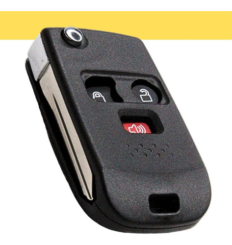 Carcaça Chave Adaptação Alarme Ka Fiesta Ecosport 2006-2014