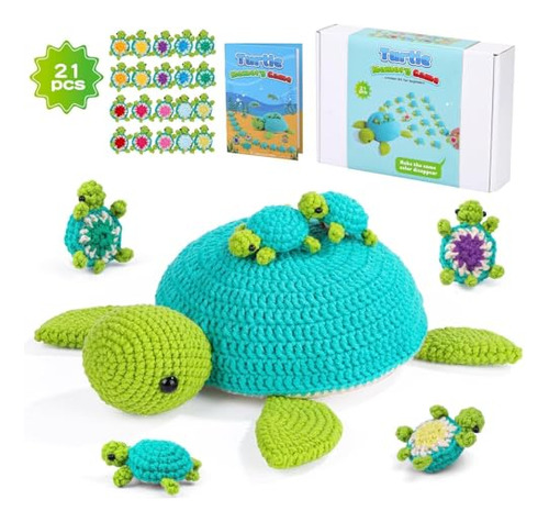 Kit De Crochet Para Principiantes Kit De 21 Pzas Animales De