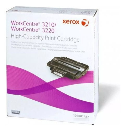 Toner Xerox Negro P/ Xerox Laser Wc 3210 106r01487 Original