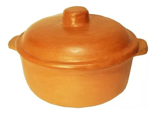 Olla De Barro Artesanal Ceramica Apto Para Fuego 5lts 