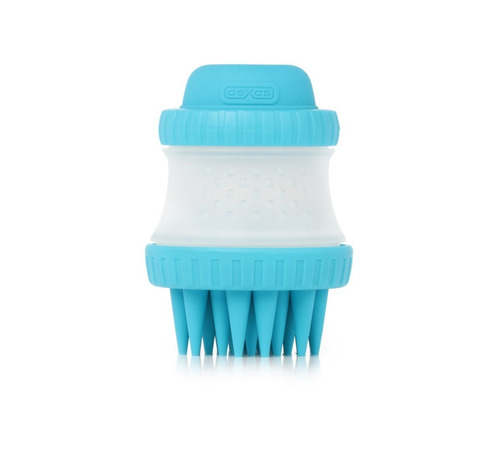Imagen 4 de 10 de Cepillo De Silicona Porta Shampoo Mascotas - Dexas
