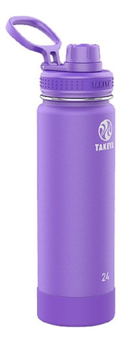Botella Agua Takeya 700ml Antigoteo Nitro Purple