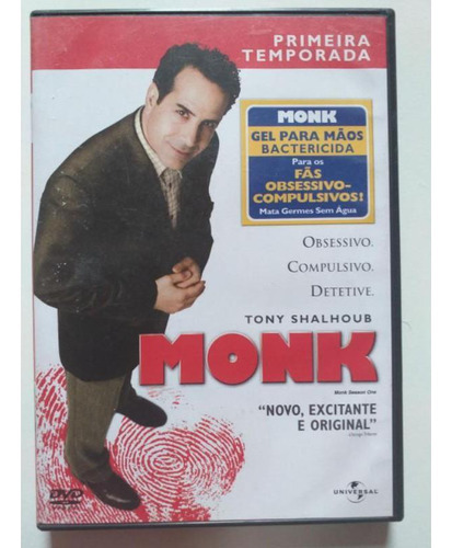 Dvd Box Monk - 1 Temporada (4 Discos)