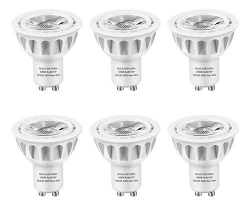 Bombillas Gu10 Led Bombilla Halogena 50w Equivalente 120 Vo