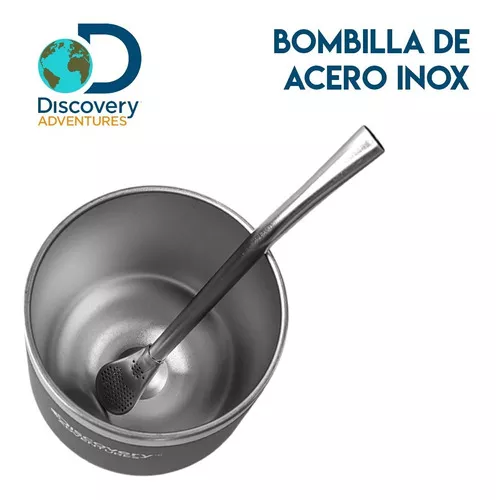 Vaso Discovery Mate Acero Inoxidable 350ml Con Tapa Bombilla - Tienda  Online camping