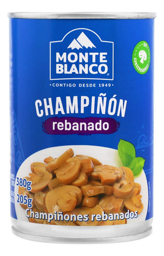 4 Pack Champiñones Rebanados Monte Blanco 380