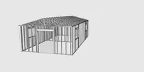Comprar Construccion En Madera Cabaña Casa Deck Estructura Techo
