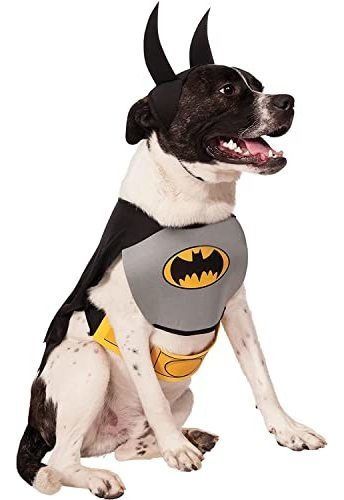 Traje De Rubie Dc Comics Mascotas, Clásico Batman, Pequeño, 