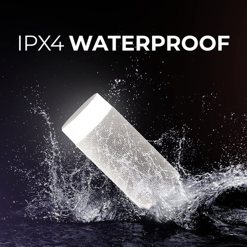 Altavoz Inalámbrico Para Exteriores Con Tiempo De Reproducción De 10 Horas, Ip66, Impermeable, A Prueba De Polvo, Resistente A La Intemperie, Con Luces Led Y Altura De Estaca Ajustable Para Uso Como