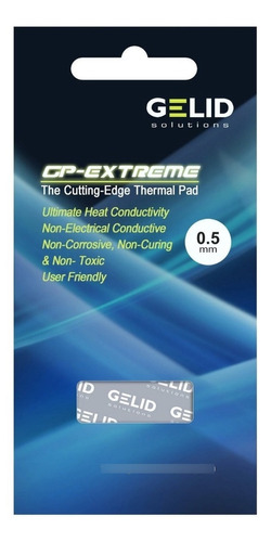 Imagen 1 de 4 de Pad Térmico Gelid Gp-extreme Tp-gp01-a 12w 80x40x0,5mm