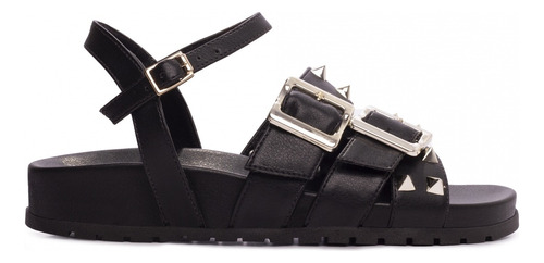 Sandália Feminina Ortopédica Conforto Papete Birken Preto