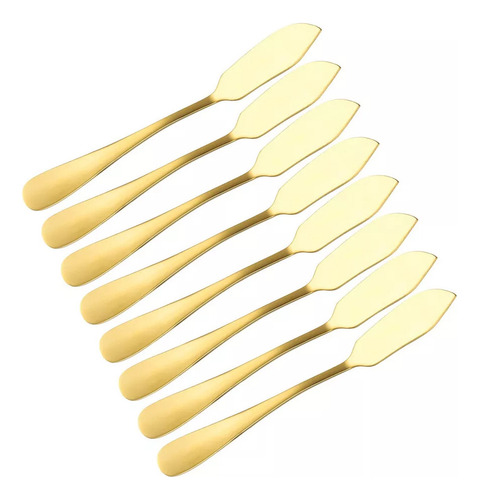 8 Cuchillos De Mantequilla Para Untar Mantequilla Hechos De