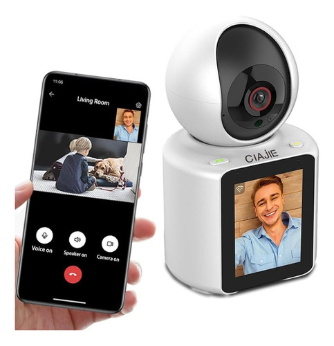 Video Calling Smart Wifi Camera With 2.8 Inch Ips Screen Fhd
